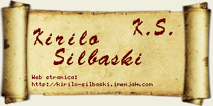 Kirilo Silbaški vizit kartica